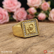 Gold Plated Om Exceptional Design High-Quality Ring for Men RG -150