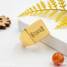 Gold Plated Jai Shri Ram Ring For Men RG -154