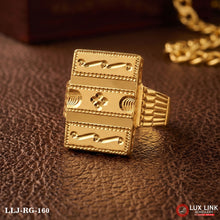 Beautiful Design Premium-Grade Quality Gold Plated Ring for Men RG -160