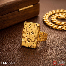 Beautiful Design Premium-Grade Quality Gold Plated Ring for Men RG -162