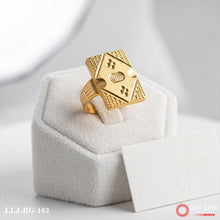 Superior Quality Hand-Finished Design Gold Plated Ring for Men RG -163