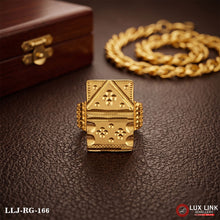 Beautiful Design Premium-Grade Quality Gold Plated Ring for Men RG -166