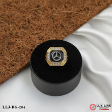 Mercedes Fashionable Design Gold Plated Ring for Men - RG - 204