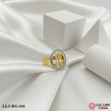 Trishul Best Quality Gold Plated Ring for Men - RG - 206