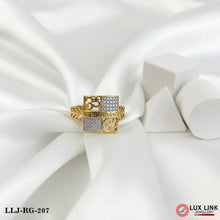 Om Finely Detailed Design Gold Plated Ring for Men - RG - 207