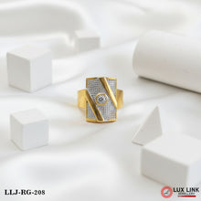 Prominent Design Gold Plated Ring for Men - RG - 208