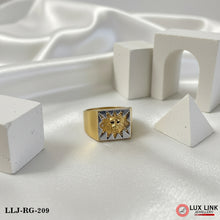 Gold Plated Lion Distinctive Design Best Quality Ring for Men - RG - 209