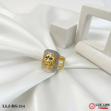 Gold Plated Lion Distinctive Design Best Quality Ring For Men - RG - 214