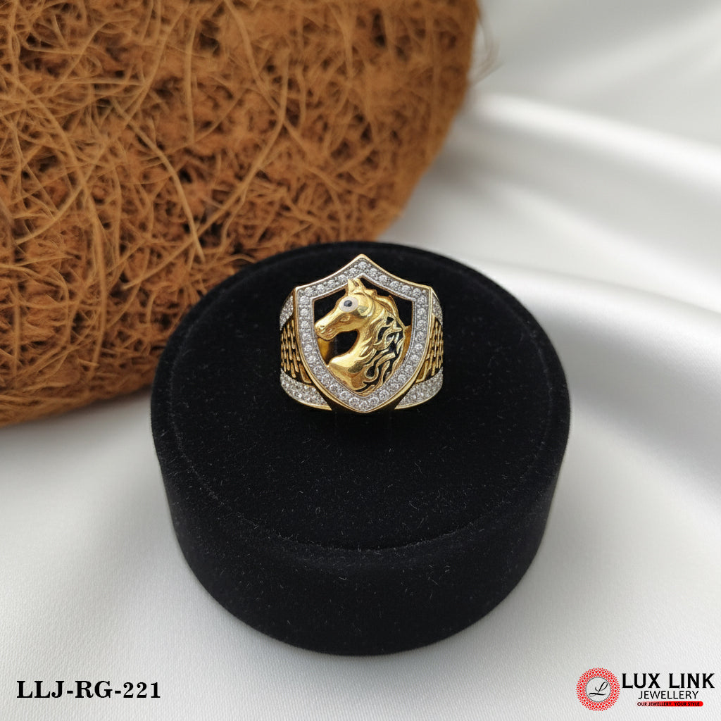 Horse Cool Design Superior Quality Ring For Men - RG - 221