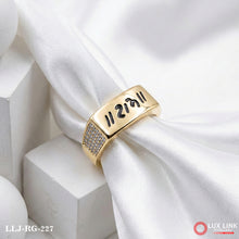 Ram Trending Design Gold Plated Ring for Men - RG - 227