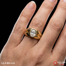 Gold Plated Popular Design Ring for Men - RG-245